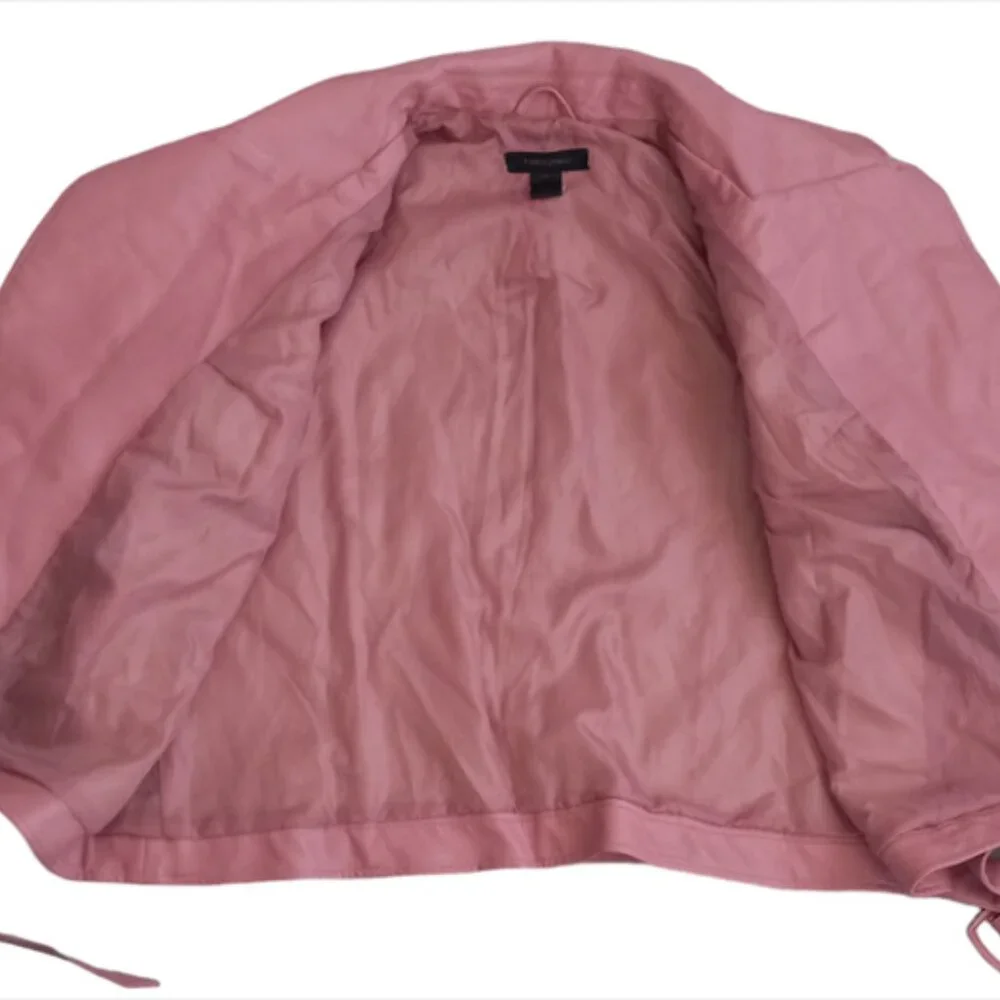 Ashley Stewart Women's Faux Fur Pink Jacket Coat Size 18/20 - Picture 6 of 12